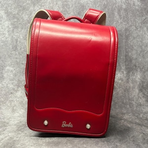 Randoseru Backpack, Red Barbie Japanese Tight Stitch Randoseru Bag, Red Japanese School Bag
