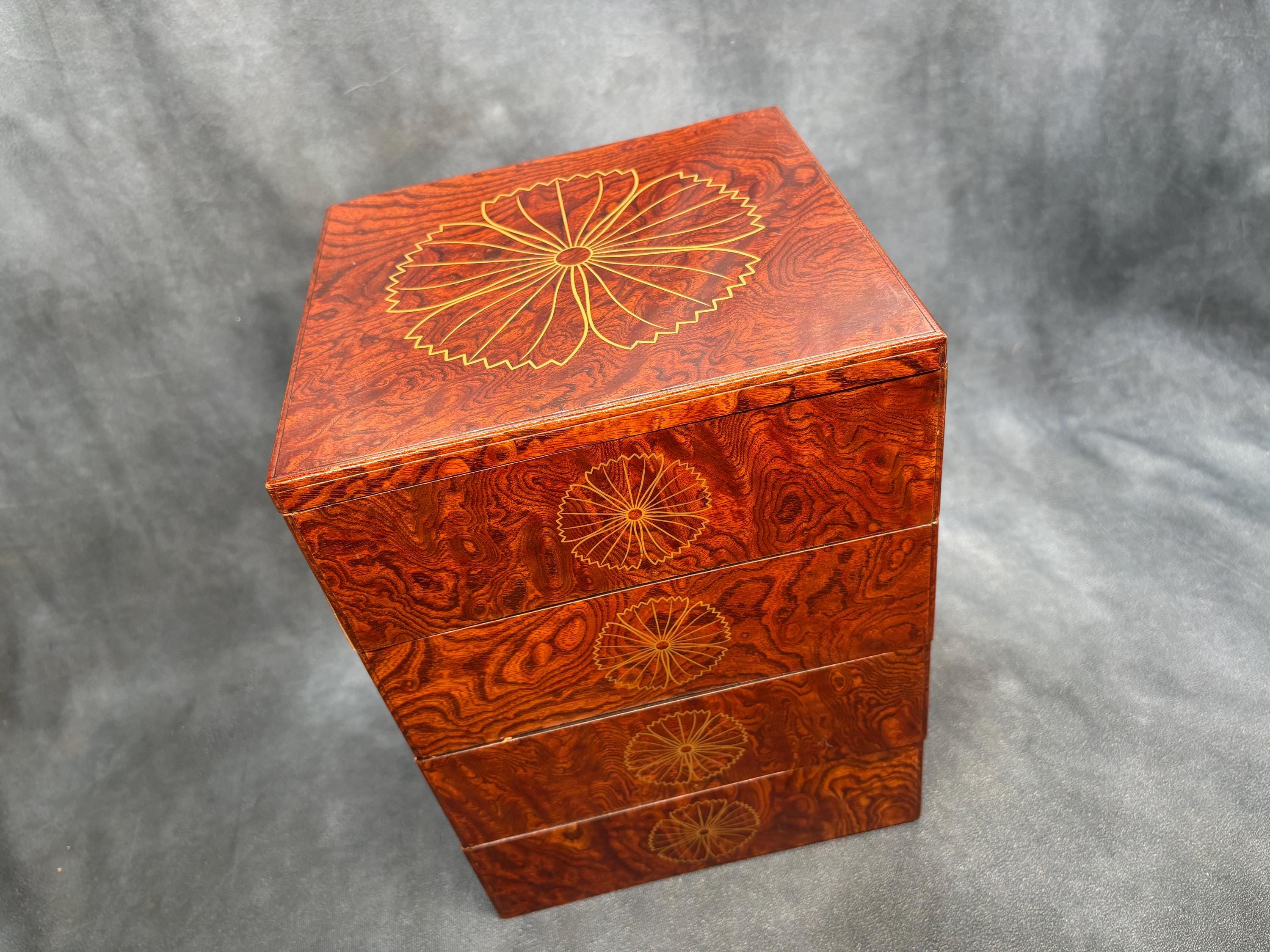 Japanese Stacking Wooden Box - Etsy