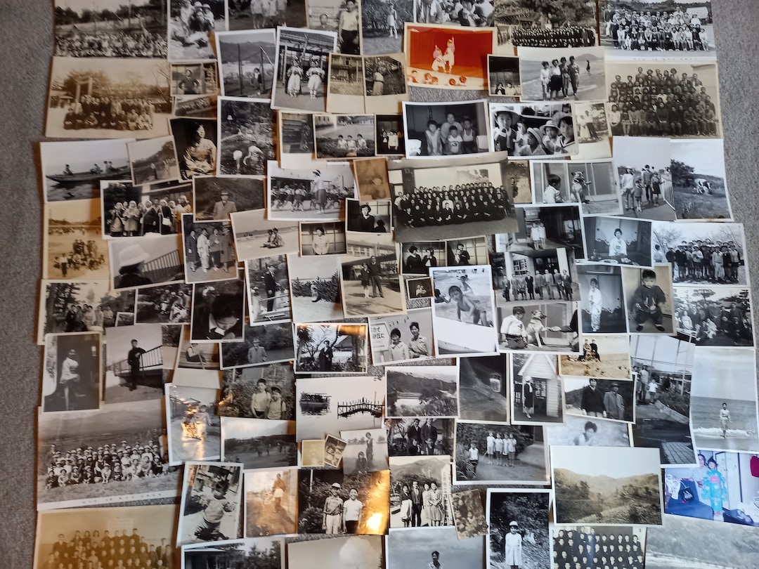 100 Vintage Photographs, Assorted Black and White Photograph Collection ...