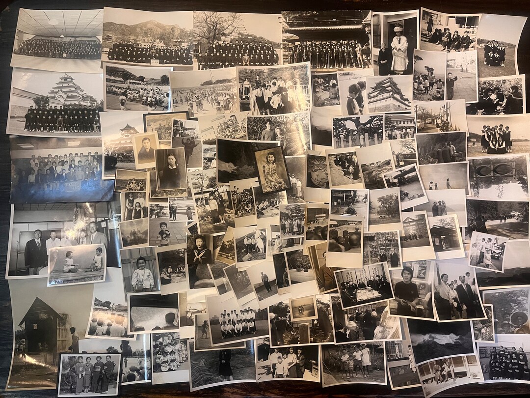 100 Vintage Photographs, Assorted Black and White Photograph Collection ...