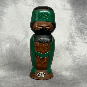 Vintage Japanese Kokeshi Doll, Wooden Kokeshi, Hand Made Folk Art From Japan