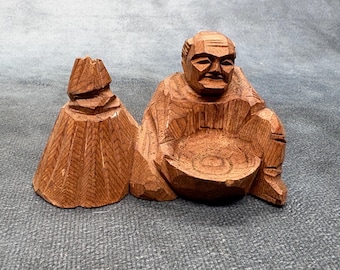 日本の手彫りの木製人形、手作りの民芸品 - Etsy 日本