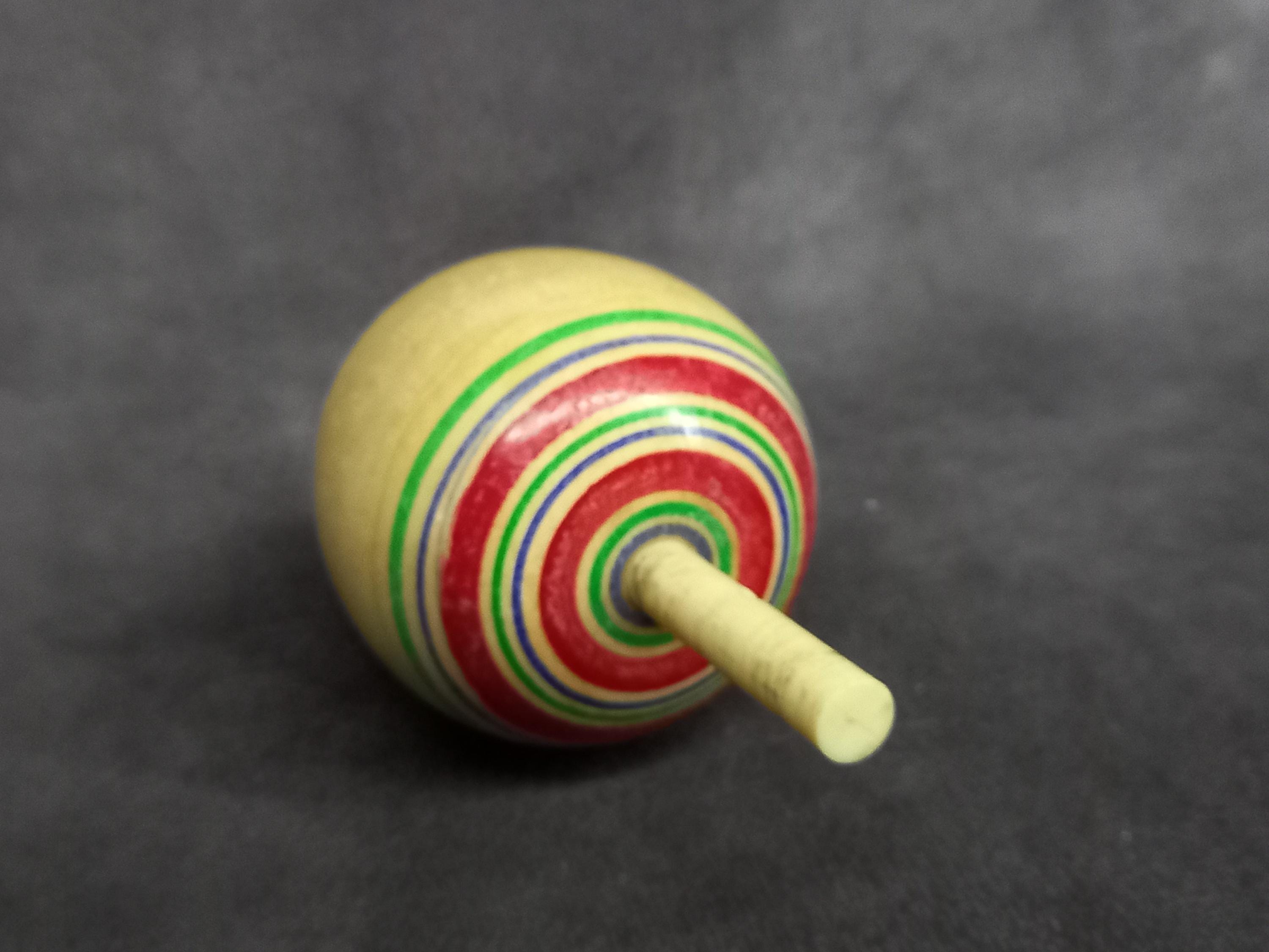 レコードトップ　こま Vintage Koma, Japanese Handcrafted Wooden Spinning Top - Etsy