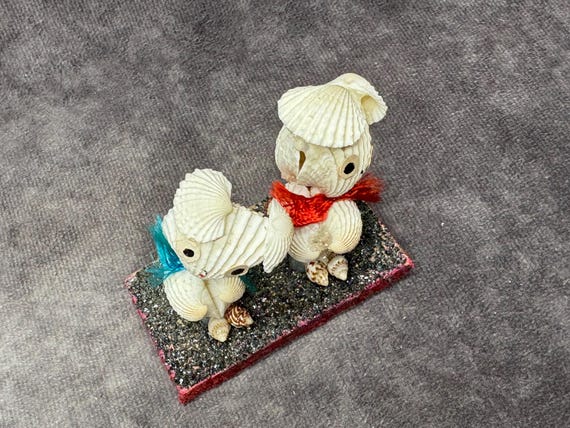 手作りの風変わりな貝殻の置物、日本の民芸品 - Etsy 日本