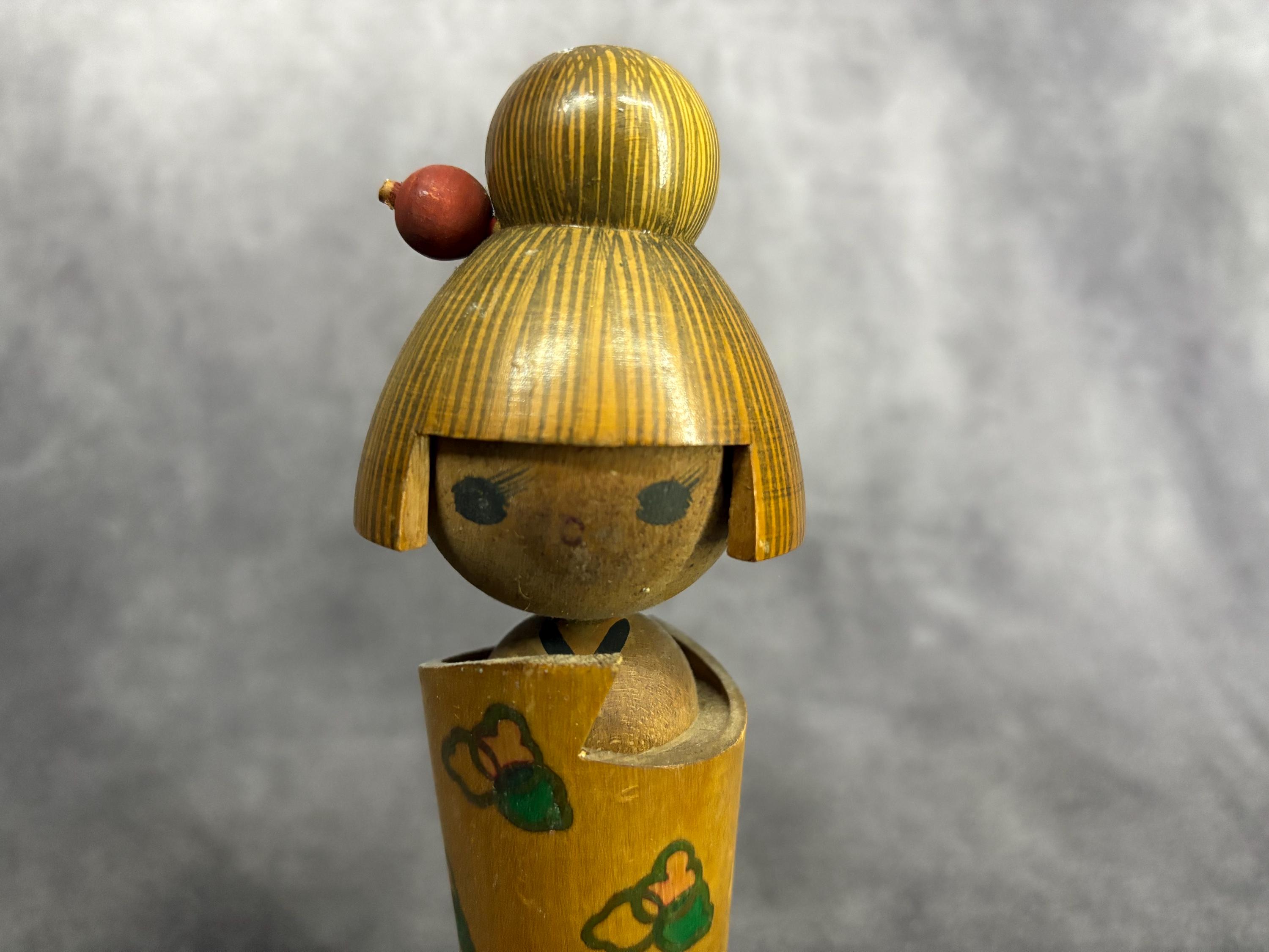 山川 勇 いさむ isamu 創作 こけし レトロ 可愛い kokeshi 人形