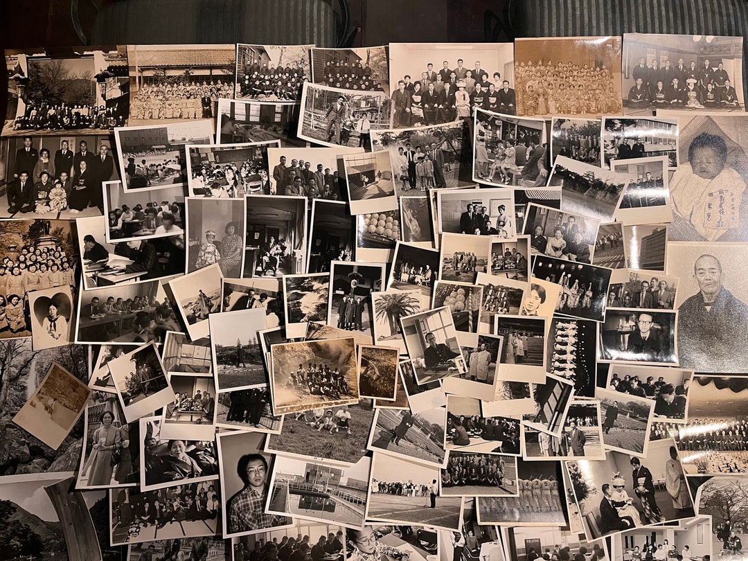 100 Vintage Photographs, Assorted Black and White Photograph Collection ...