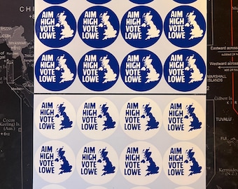 Restore Britain Rupert Lowe  inspire sticker sheet 12.5x16cm