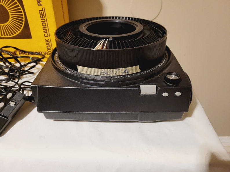 Kodak Carousel 750H Slide Projector New Solenoid New Light Bulb Tested