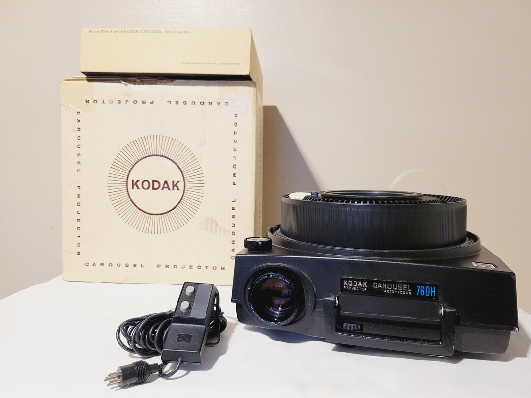 Kodak Carousel 760H Slide Projector Serviced Tested Fully Functional