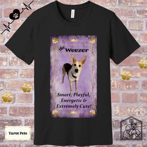 Camiseta personalizada com cartas de tarô – mostre a personalidade do seu animal de estimação com o melhor presente personalizado para cães ou amantes de animais de estimação!