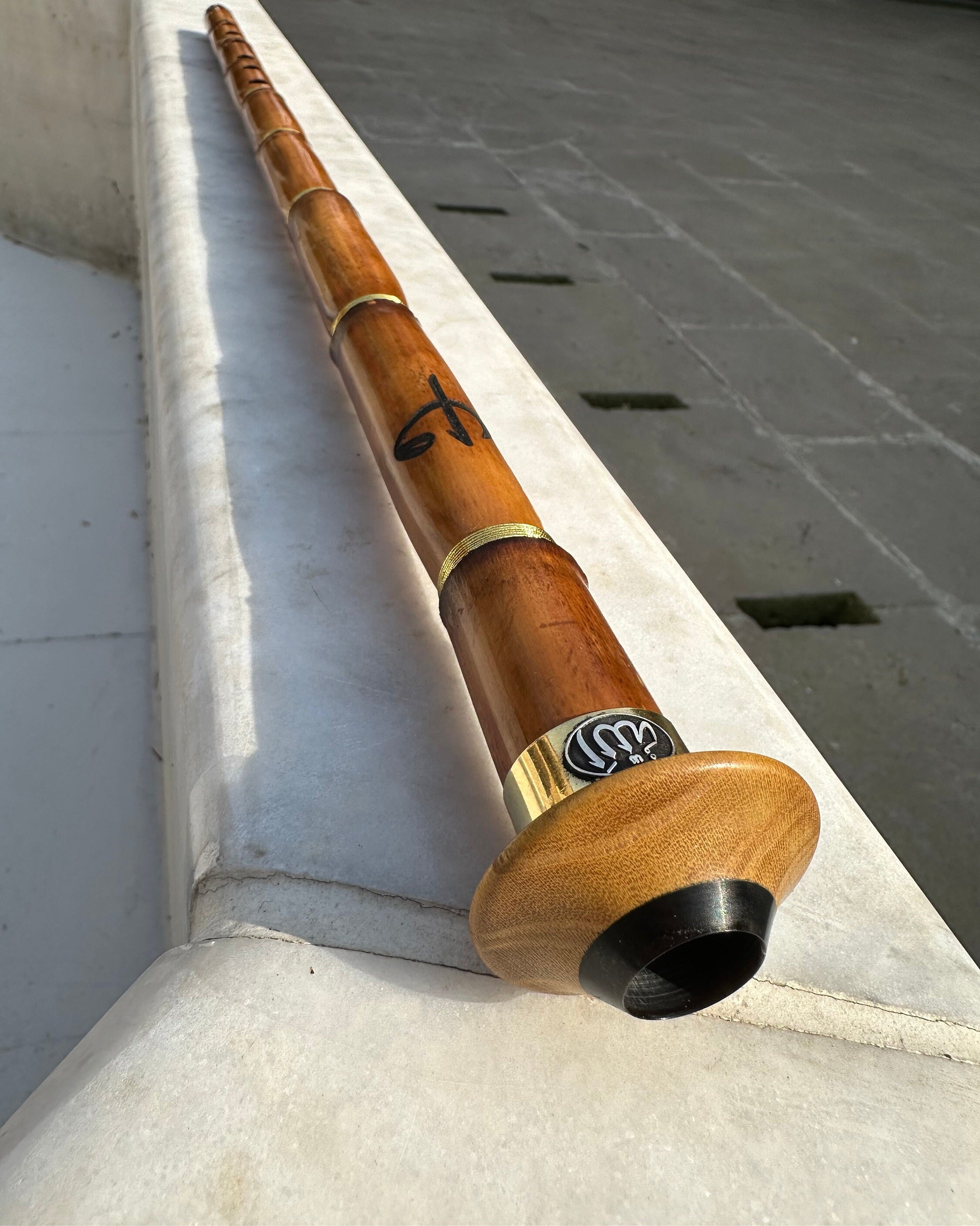 Professional Turkish Ney Flute - Handcrafted Bamboo Woodwind Instrument for Authentic Middle Eastern Music