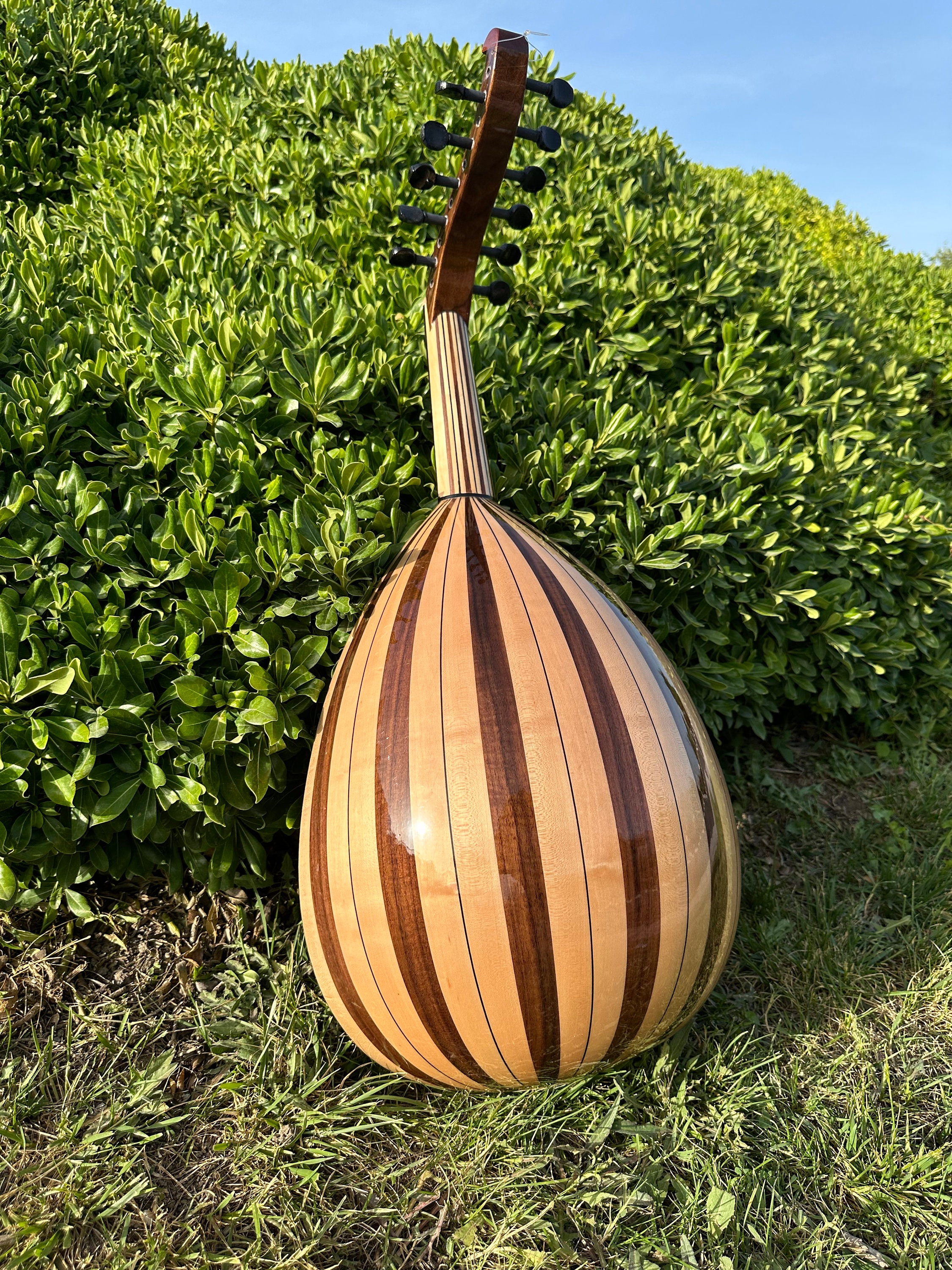 Professional Turkish Oud Instrument | Handcrafted Traditional Lute for ...