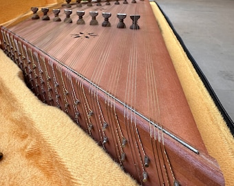 Traditional G Chord Santur | Persian Music Meditation Instrument | Handcrafted Stringed Instrument