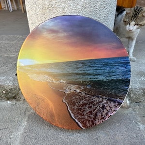 18-Inch Traditional Ocean Sound Drum | Meditation Instrument | Rain & Wave Sound Therapy | Handcrafted Calming Tool