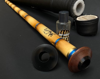 Flauta turca Ney de bambú profesional hecha a mano: auténtico instrumento musical turco para profesionales y aficionados.