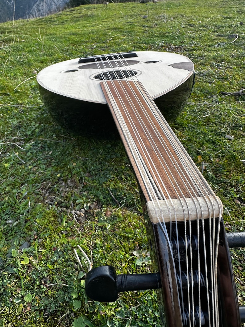 Long Neck String Instruments Handcrafted Cut Case Oud Instrument - Exquisite Turkish Stringed ...