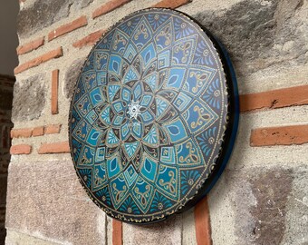 Traditional Vegan Meditation Drum - Eco-Friendly Shamanic Drum with Special Mother's Day Discount