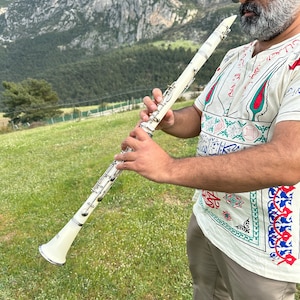 Professional G Key Clarinet - Premium Woodwind Instrument for Experienced Musicians, Rich Tone and Precision Craftsmanship