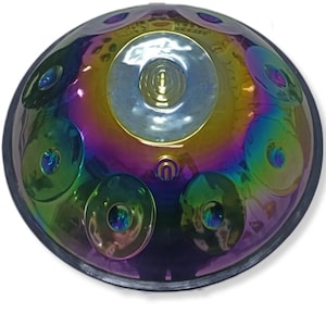 Professional D Minor 22 Inch Handpan - High-Quality Steel Meditation Instrument with Rich, Harmonic Sound and Travel Bag