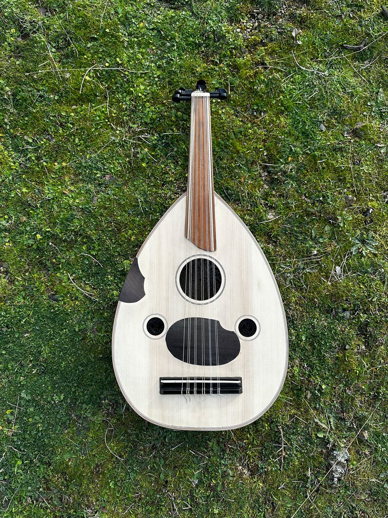 Long Neck String Instruments Handcrafted Cut Case Oud Instrument - Exquisite Turkish Stringed ...
