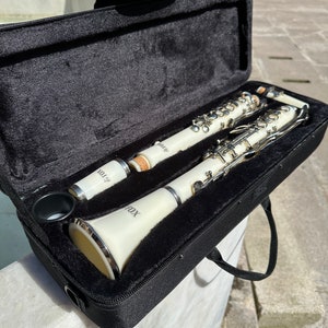 Professional White G Key Clarinet - Premium Quality, Precision-Tuned Instrument for Advanced Musicians