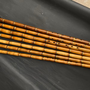 Professional 7-Piece Turkish Ney Flute Set - Handcrafted Bamboo Ney for Authentic Middle Eastern Melodies