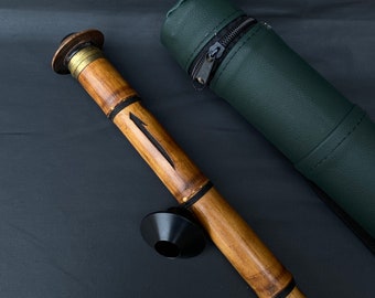 Professional Turkish Bamboo Ney Flute - Authentic Handcrafted Instrument
