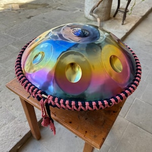 Professional D Minor 22-inch Handpan - Premium Steel Drum for Meditation, Music Therapy, and Relaxation
