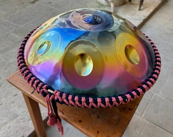 Professional D Minor 22-inch Handpan - Premium Steel Drum for Meditation, Music Therapy, and Relaxation