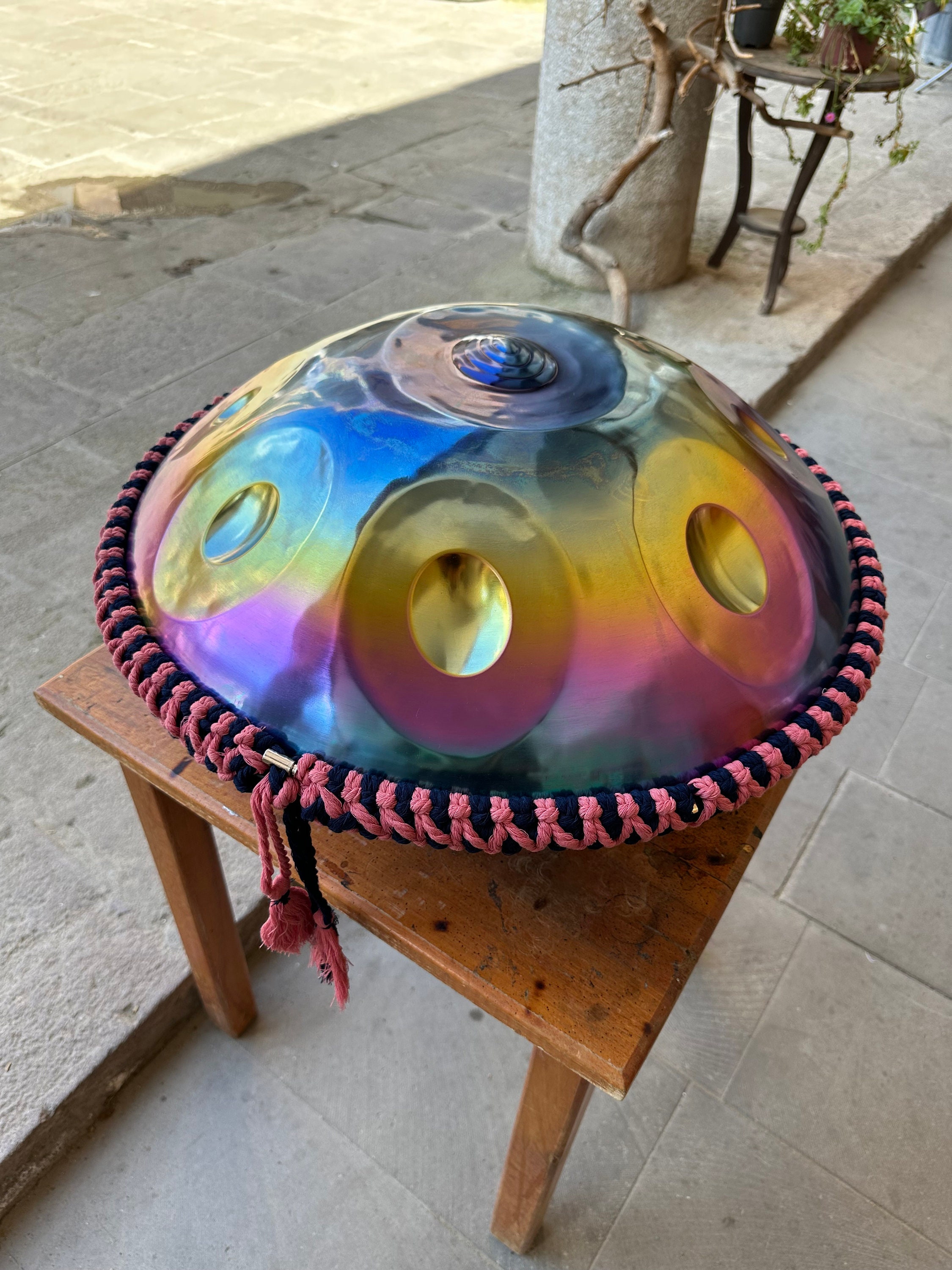 Professional D Minor 22-inch Handpan - Premium Steel Drum for Meditation, Music Therapy, and Relaxation
