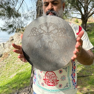 12-Inch Ocean Sound Meditation Tool - Handcrafted Relaxation Instrument for Tranquil Meditation