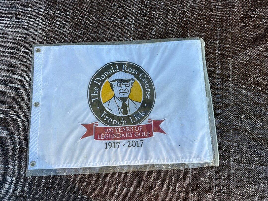 Donald Ross Golf Course Flag Etsy