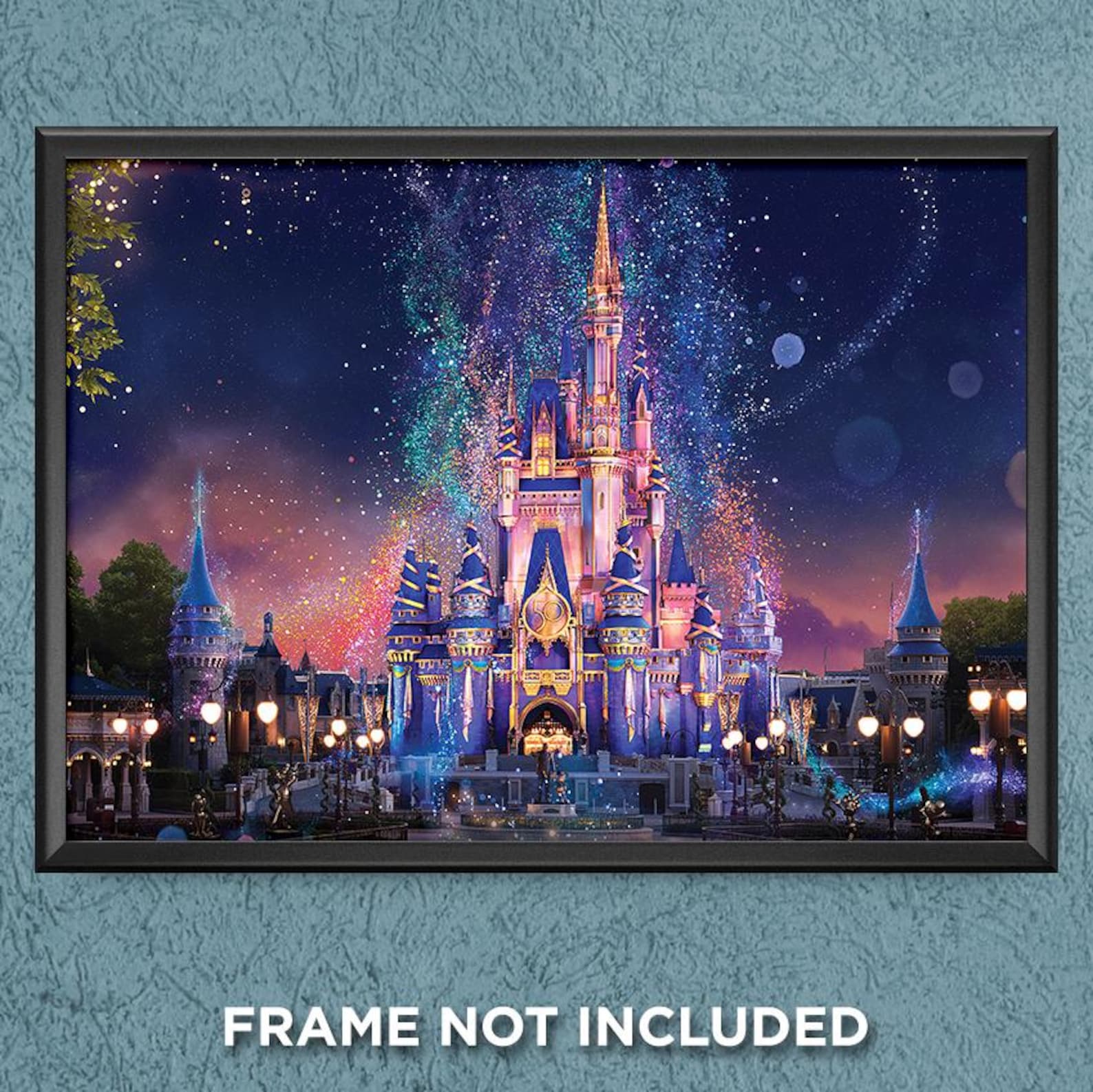 Disney World 50th Anniversary Magic Kingdom Iridescent Castle Magical ...