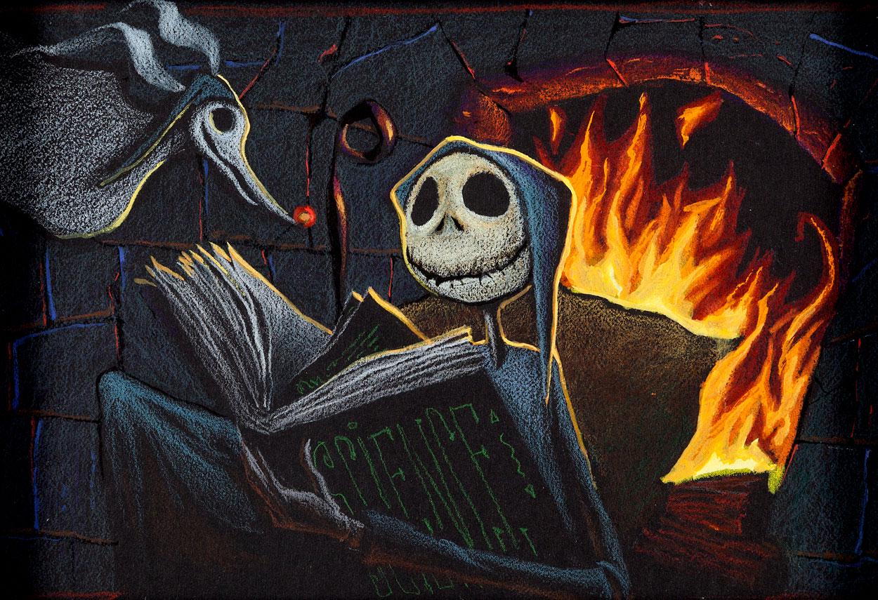 Disney Nightmare Before Christmas Poster Print Pastel Goth Concept