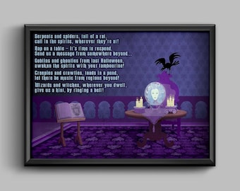 Haunted Mansion Madame Leota Witches Spellbook Spells Disneyland