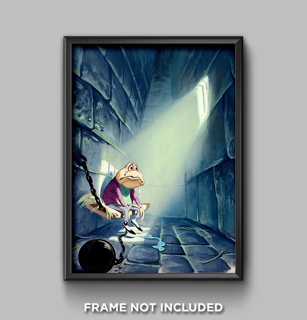 Mr. Toad's Wild Ride Jail Poster Print Concept Art Disneyland Disney ...