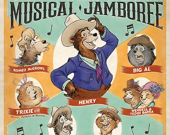 Country Bear Jamboree Update Poster Print Disneyland Disney