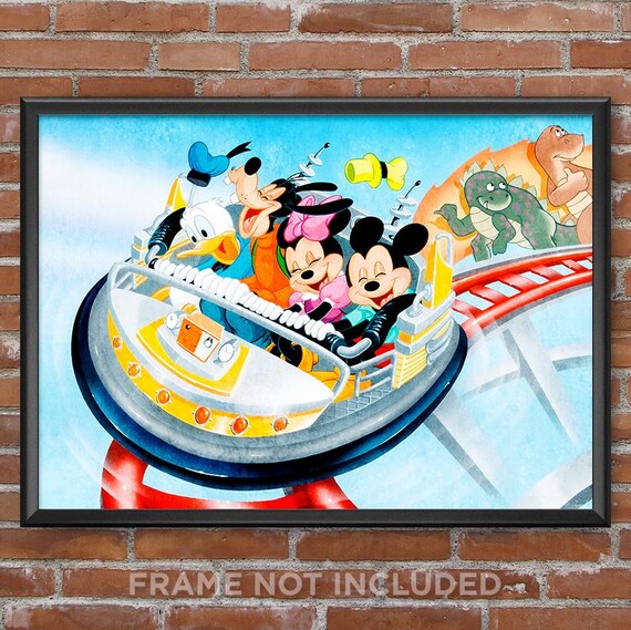 Primeval Whirl Print Poster Wall Art Animal Kingdom Disney World
