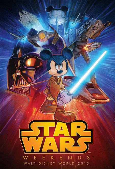 Star Wars Weekends Poster Print MGM Hollywood Studios Wall Art