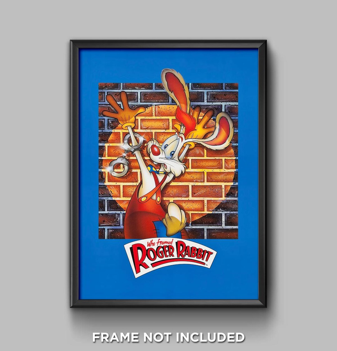 Who Framed Roger Rabbit Movie Poster Print Reproduction Jessica Rabbit ...