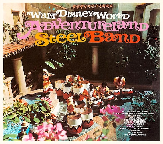 Adventureland Steel Band LP Record Album Cover Poster Print Wall