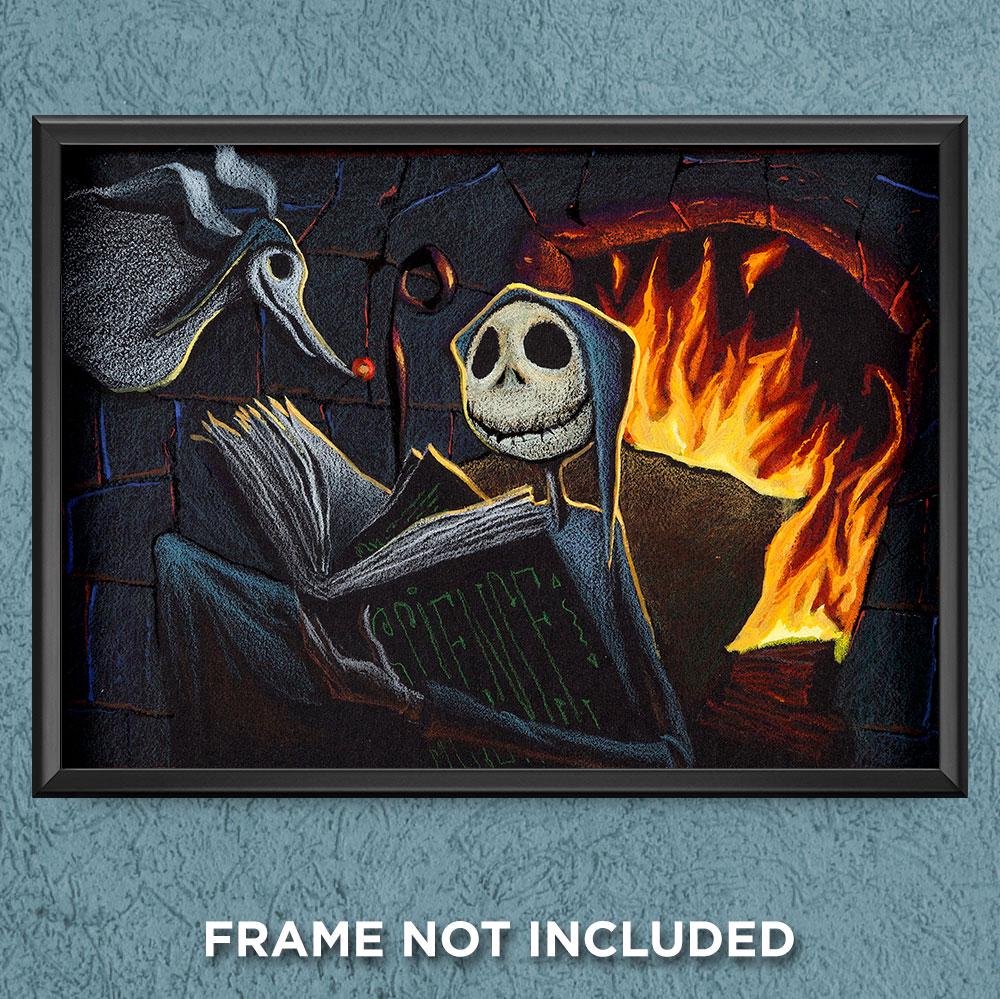 Disney Nightmare Before Christmas Poster Print Pastel Goth Concept
