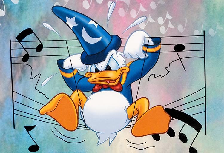 Donald Duck Mickey's Philharmagic 3D Concert Poster Print
