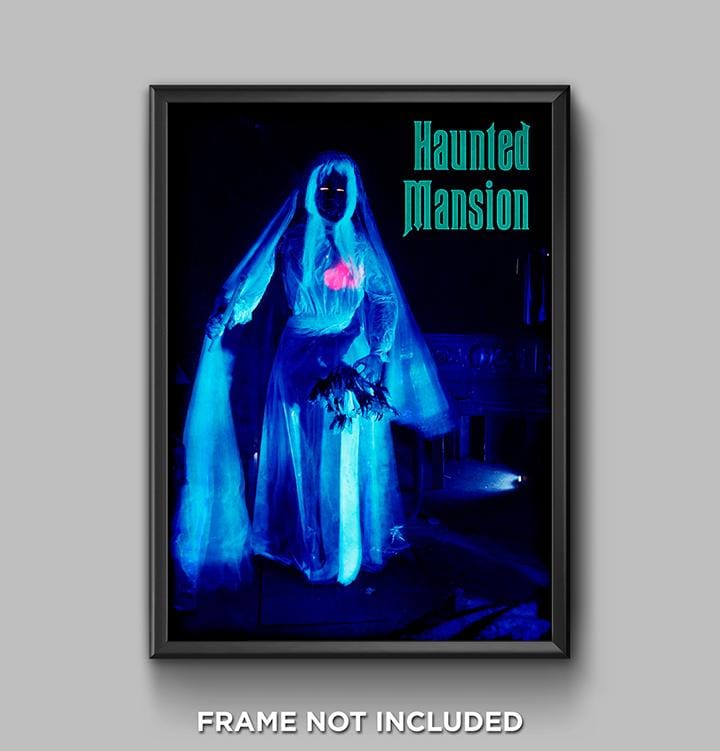 Haunted Mansion Attic Glowing Heart Bride Poster Print Constance