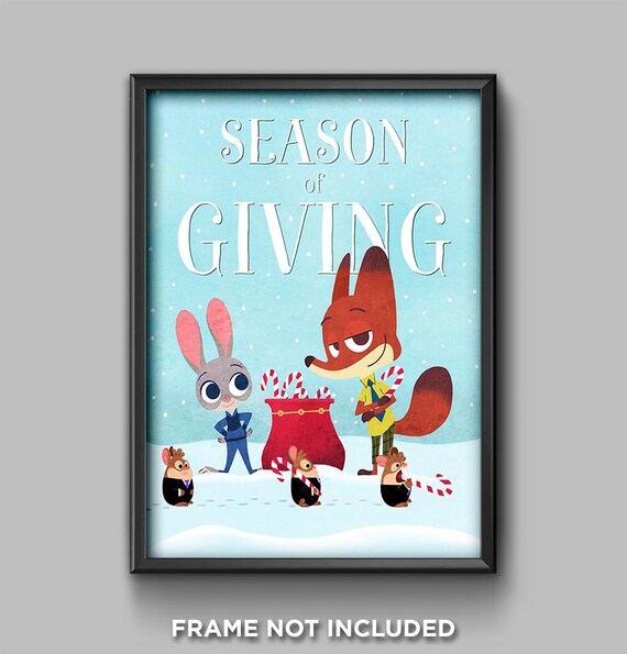 Zootopia Merry Christmas Season of Giving Judy Hopps Nick Wilde