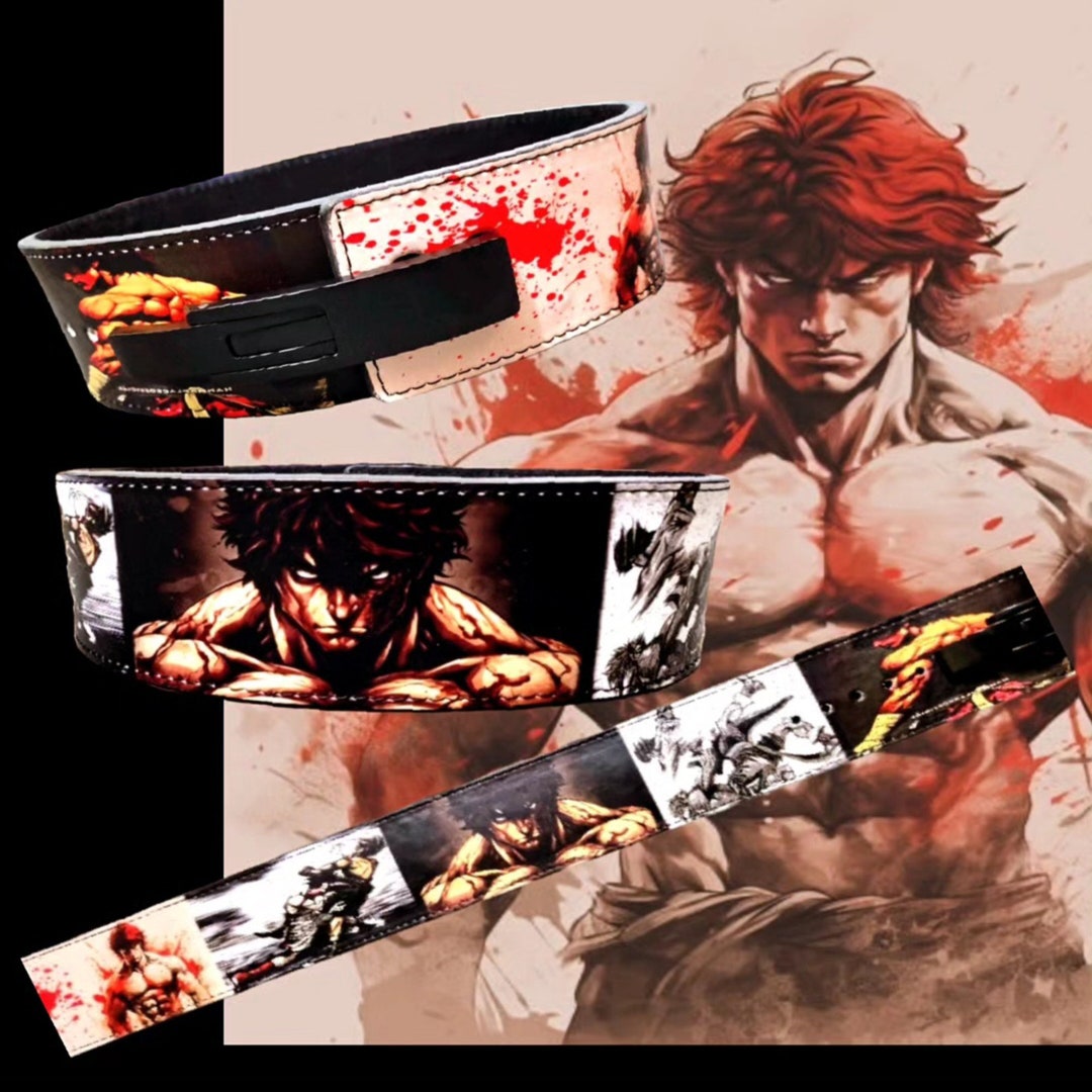 Baki Anime Powerlifting Lever Belt Yujiro Anime Powerlifting Lever Bel Anime Lever Belt Lifting