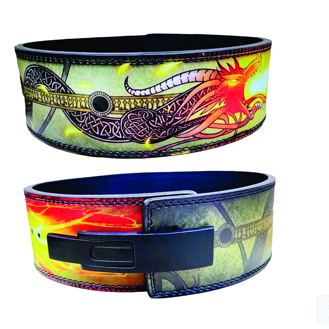 Drogon Anime Powerlifting Lever Belt Baki Lever Lifting Belt Anime Gym