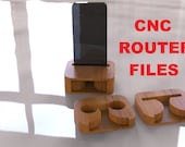 Phone Amplifier, Holder Cnc Router Files For Wood, Files For Cnc Router, Dxf, Dwg, Eps, Stl, Svg, Cnc Router, Engraver Office Accesories