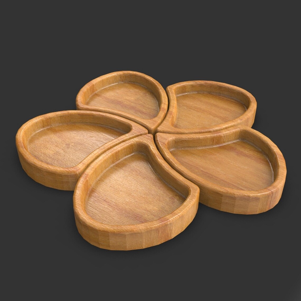 10 Trays Pack - 3D STL and Vector Files for CNC Routers Dxf, Dwg, Eps ...