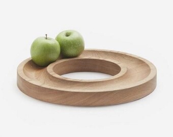 Kreis Serviertablett Cnc Fräser-Dateien für Holz, Dateien für Cnc-Fräser, Dxf, Dwg, Eps, Stl, svg, Cnc-Fräser, Laser Cutter, Engraver